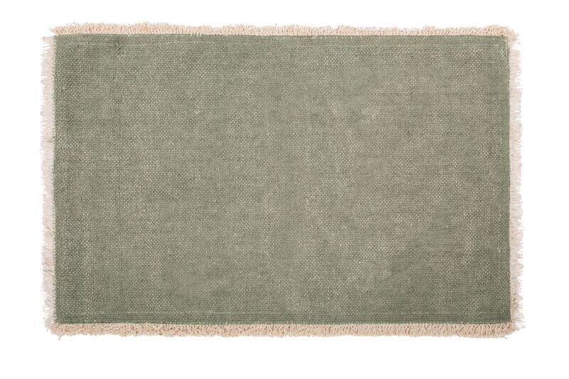 Tovaglietta Piccole Frange 33x48 cm Verde - Tirolix