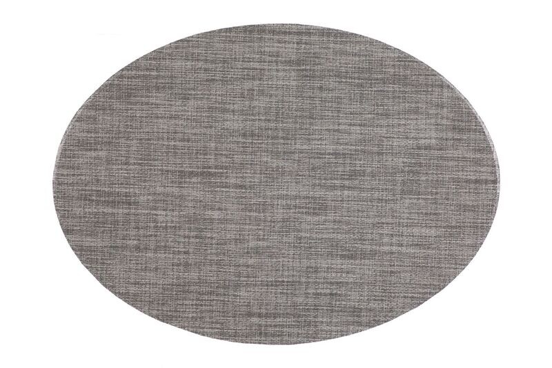 Tovaglietta Ovale Melange 33x46 cm Grigio - Tirolix