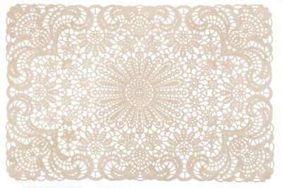 Tovaglietta in Pizzo 45x30 cm Crema - Tirolix