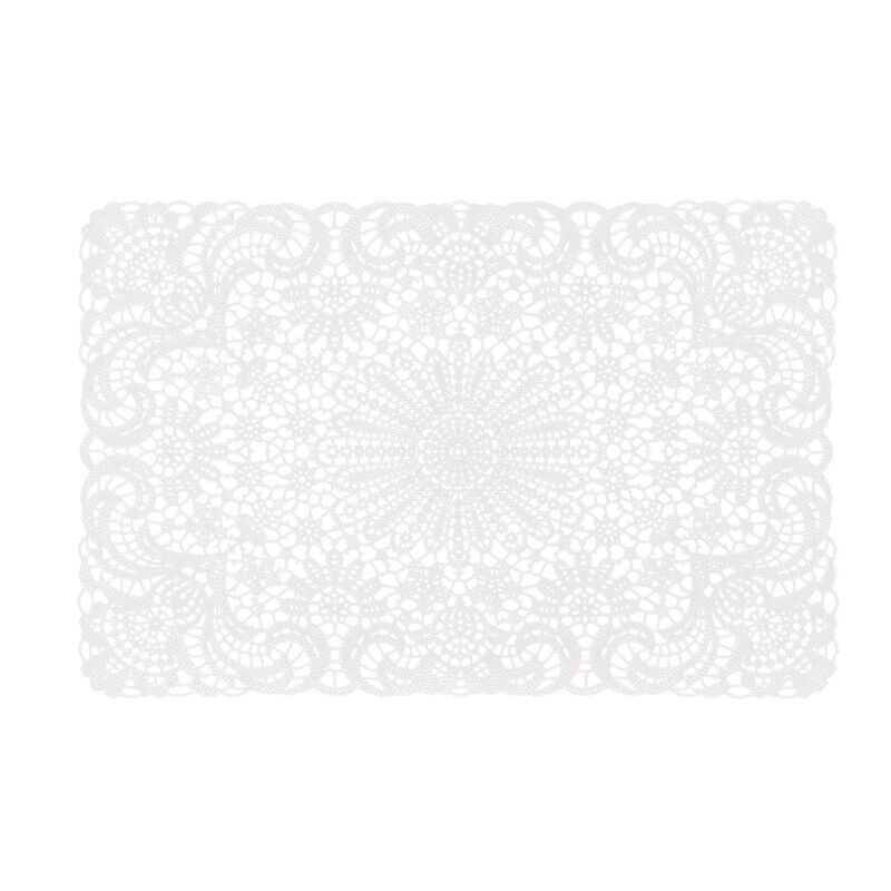 Tovaglietta in Pizzo 45x30 cm Bianco - Tirolix