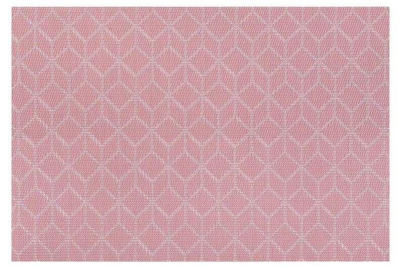 Tovaglietta Motivo Geometrico Cubo 30x45 cm Rosso - Tirolix