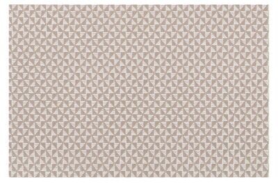 Tovaglietta Motivo Geometrico Triangolo 30x45 cm Taupe - Tirolix