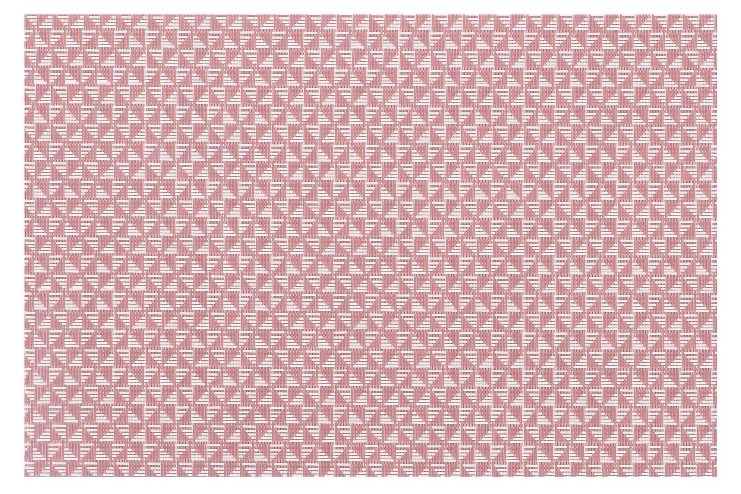 Tovaglietta Motivo Geometrico Triangolo 30x45 cm Rosso - Tirolix