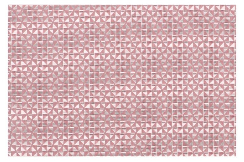 Tovaglietta Motivo Geometrico Triangolo 30x45 cm Rosso - Tirolix