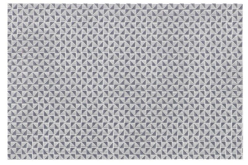 Tovaglietta Motivo Geometrico Triangolo 30x45 cm Grigio - Tirolix