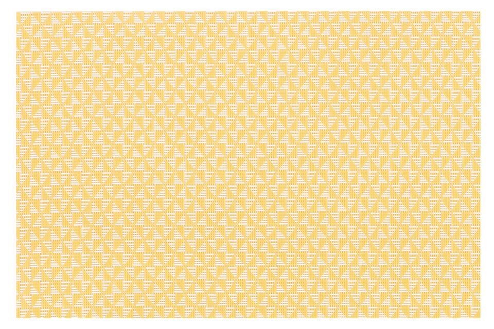 Tovaglietta Motivo Geometrico Triangolo 30x45 cm Giallo - Tirolix