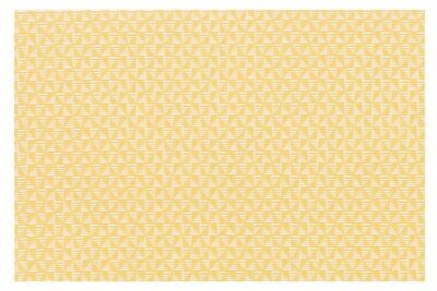 Tovaglietta Motivo Geometrico Triangolo 30x45 cm Giallo - Tirolix
