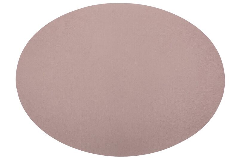 Tovaglietta Ovale Ecopelle 33x45 cm Malva - Tirolix