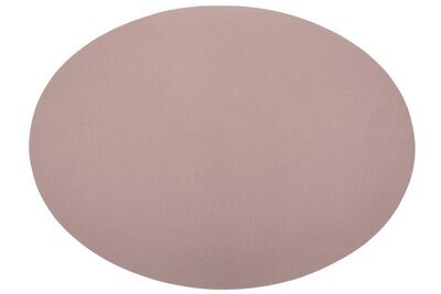 Tovaglietta Ovale Ecopelle 33x45 cm Malva - Tirolix