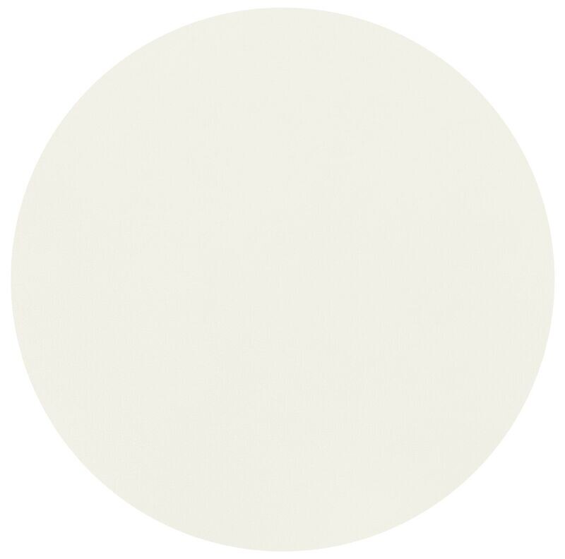 Tovaglietta Rotonda Ecopelle 38 cm Bianco - Tirolix