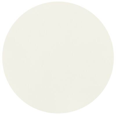 Tovaglietta Rotonda Ecopelle 38 cm Bianco - Tirolix