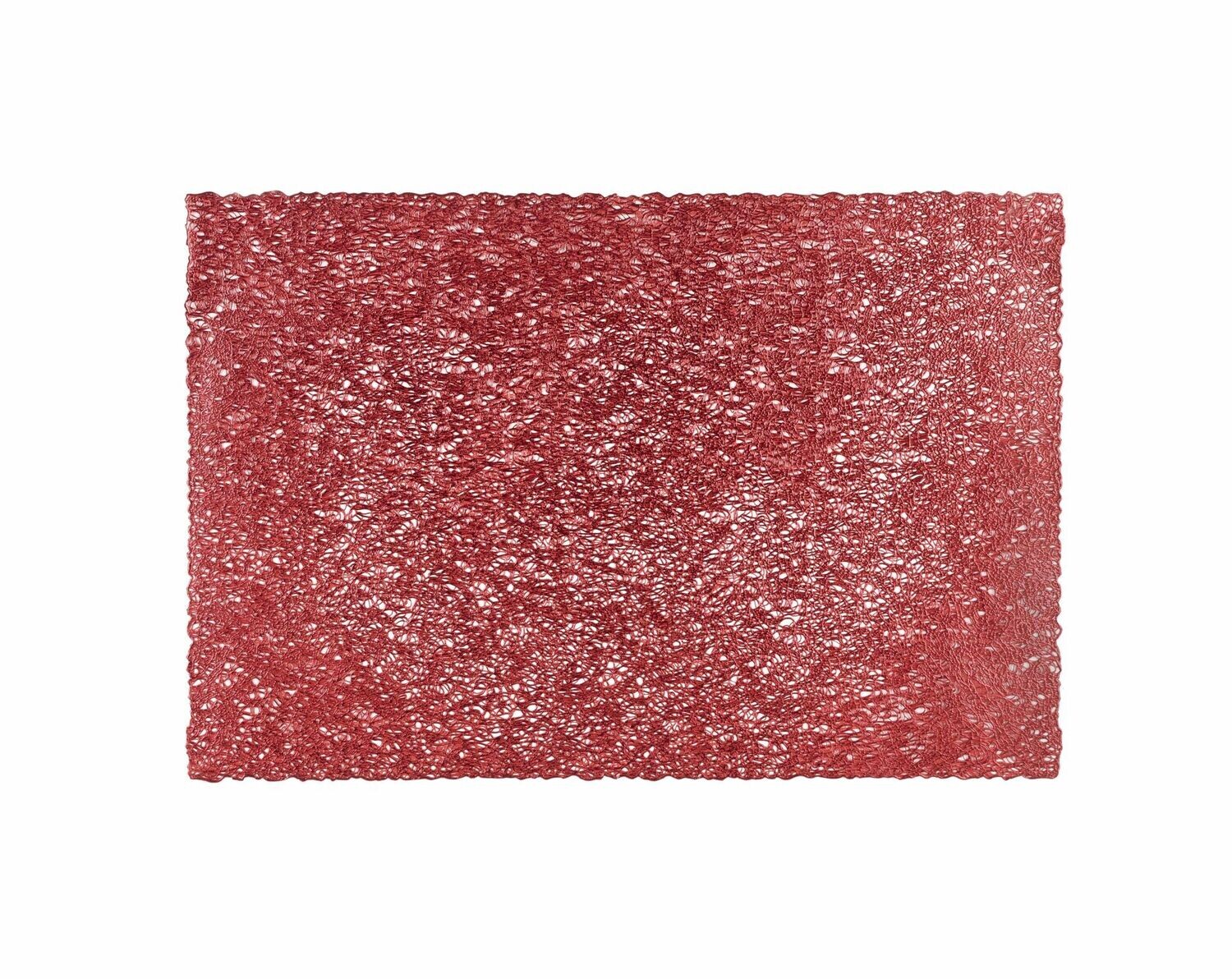 Tovaglietta Motivo Fili 30x45 cm Rosso - Tirolix