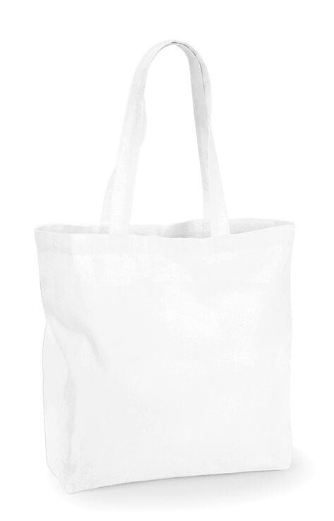 Baumwolle Tasche 41HX38X13 cm Weiß