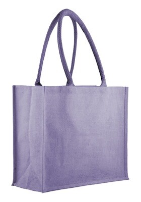 Borsa Juta Colorata 35hX45x15 cm Lilla