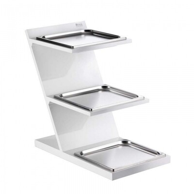 ​Lift 3 Ablagen mit quadratischen Tabletts Gekühlt 73x38xh63 cm Pinti