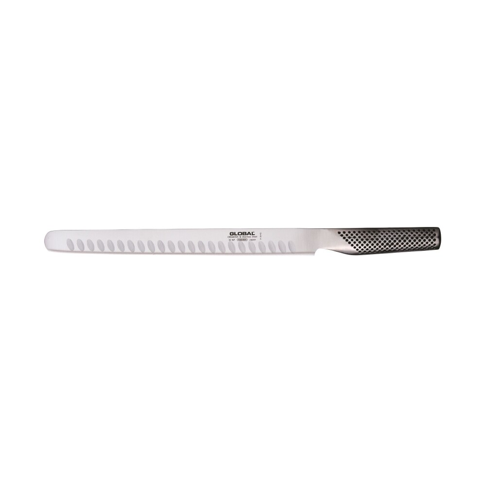 Global - Lachsschinken-Messer Grübchen G-87 Klinge 27 cm