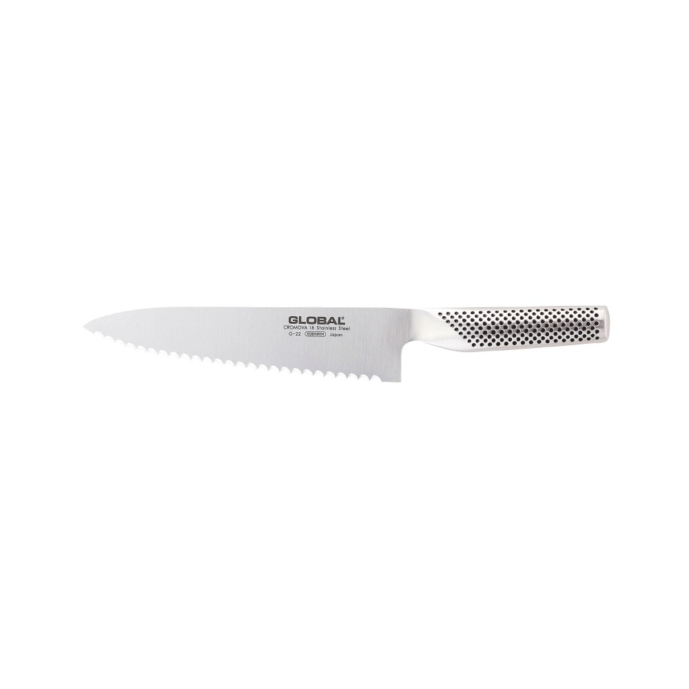 Global - Coltello Pane G-22 Lama 20 cm