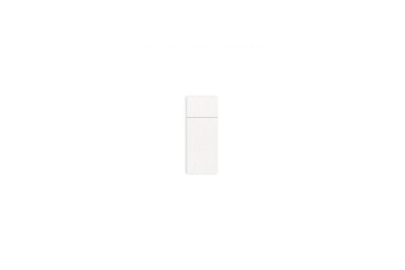 Tovagliolo Spunlace, piegato Tasca portaposate 40x32 cm