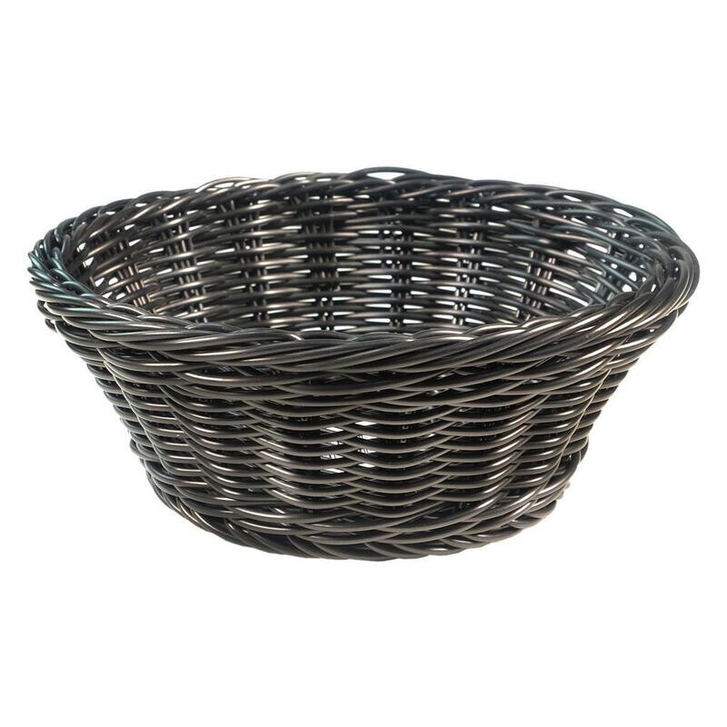 Tirolix - Cestino Tondo 21 cm Nero