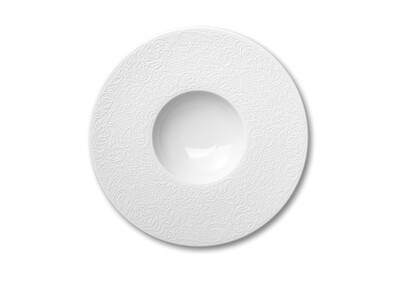 Degrenne - Piatto Fondo Gourmet 28 cm Bianco L Couture