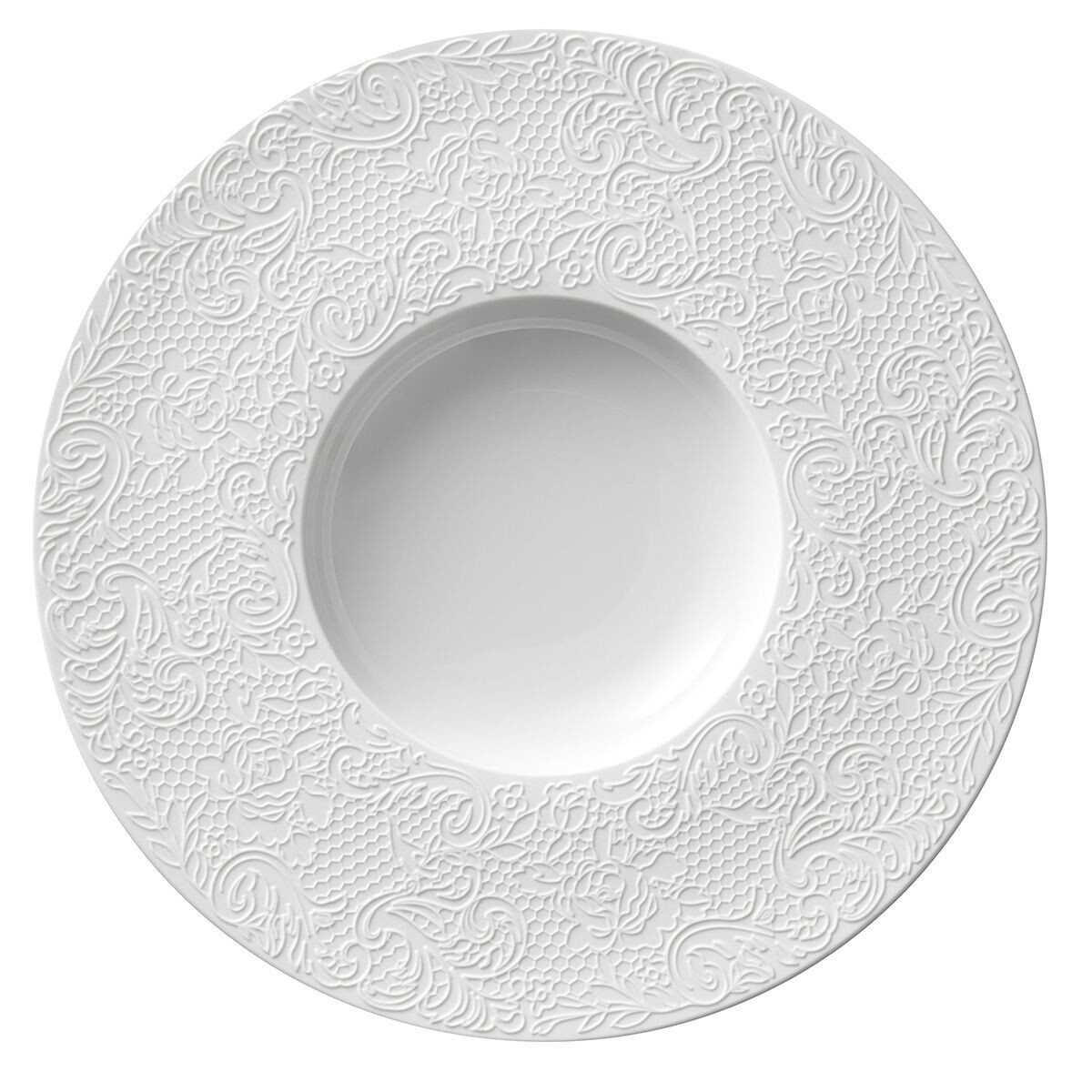 Degrenne - Piatto Fondo Gourmet 30 cm Bianco L Couture