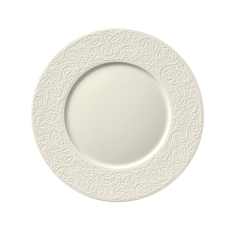 Degrenne - Piatto da dessert 24 cm Collection L Couture Avorio