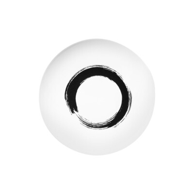 Degrenne - Flacher Teller 20 cm Arty Creation Weiß Circle