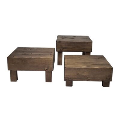 Yegam - Erhöhung für Buffet aus massivem Fichtenholz H 13cm