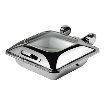 Yegam - Smart W Square Chafing Dish Glass Lid