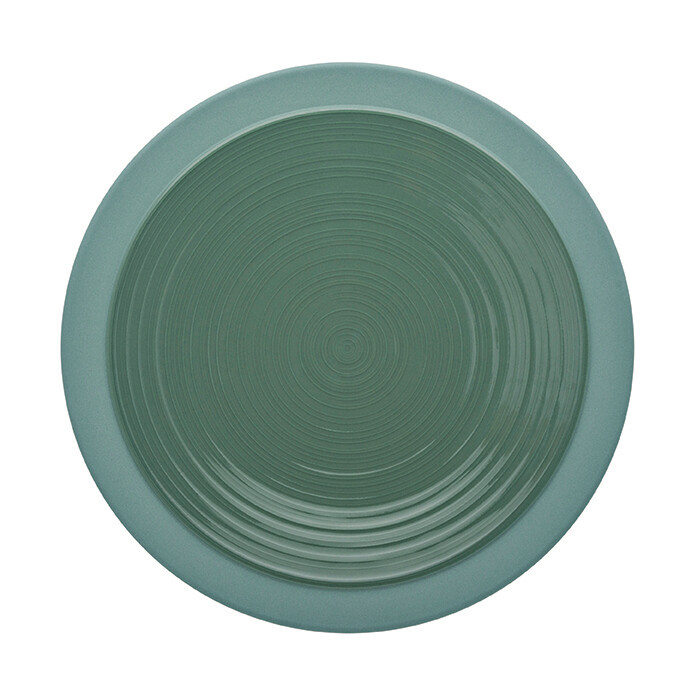 Degrenne - Piatto piano 23 cm Green Clay Bahia