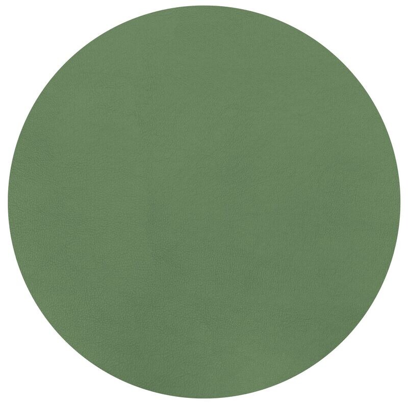 Tovaglietta Rotonda Ecopelle 38 cm Verde Dill - Tirolix