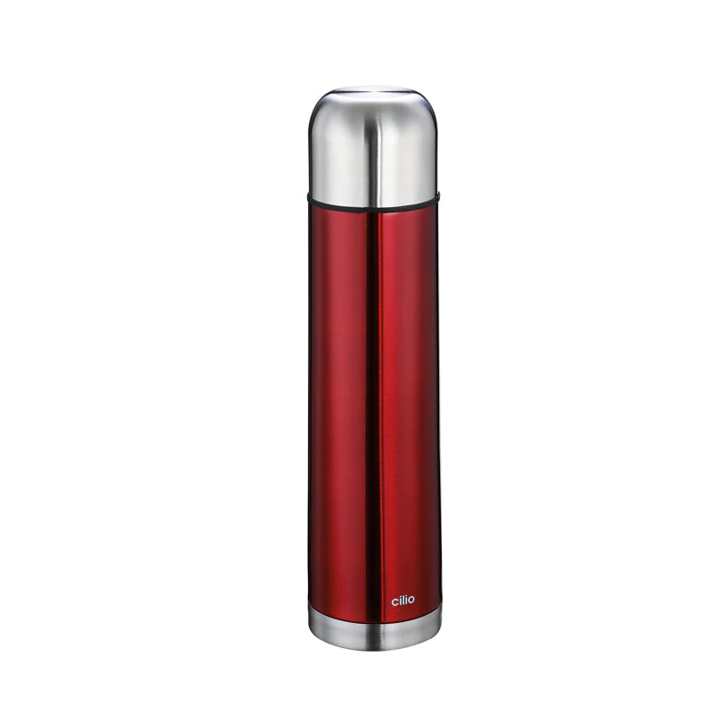 Thermoflasche Metallic Rot 1 L Colore - cilio
