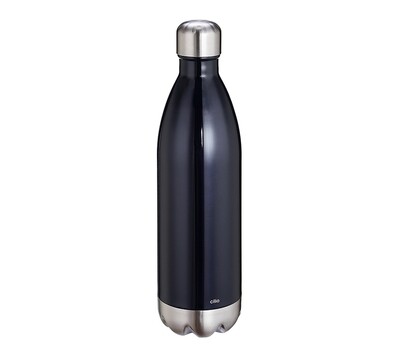 Bottiglia Termica da Bere Nera 1 L Elegante - Cilio