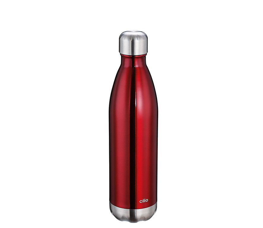 Thermotrinkflasche Rot 750 ml Elegante - cilio