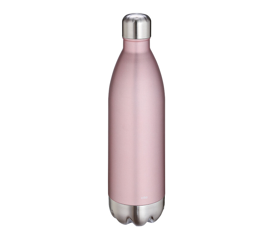 Thermotrinkflasche Roségold 1 L Elegante - cilio