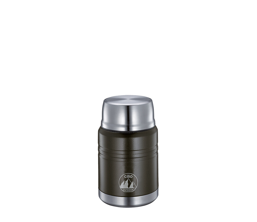 Contenitore termico per alimenti 500 ml Nero Monte - cilio