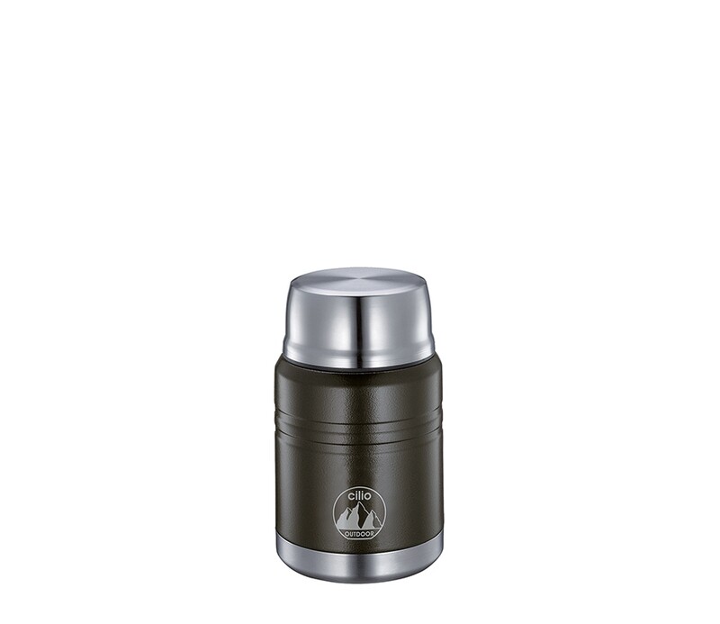 Contenitore termico per alimenti 500 ml Nero Monte - cilio