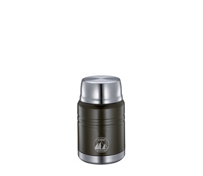 Contenitore termico per alimenti 500 ml Nero Monte - cilio