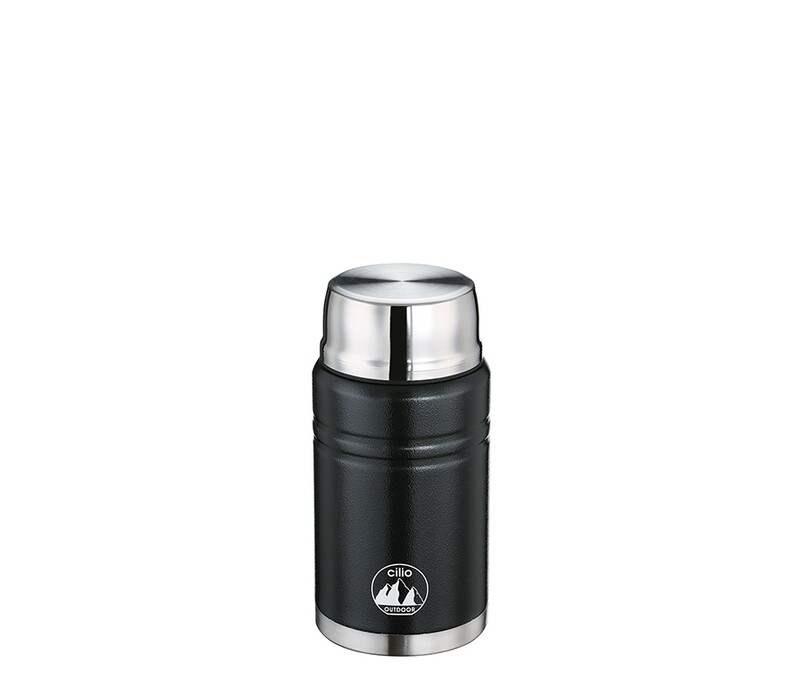 Contenitore termico per alimenti 750 ml Nero Monte - cilio