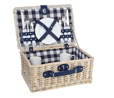 Cesto Picnic Bianco Vintage Arolo - cilio