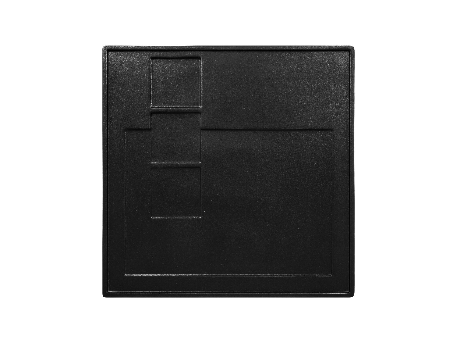 Platte quadratisch Kemuri 30x30cm Epic Sensation schwarz - Rak