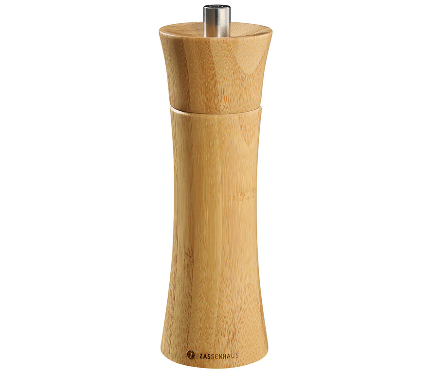 Zassenhaus Set Macinasale E Macinapepe Frankfurt In Legno Wenge + Sottobicchiere – 18 Cm – Macinacereali In Ceramica 6 Livelli