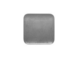 Piatto quadrato 22x22cm Fusion Shale grigio - Rak