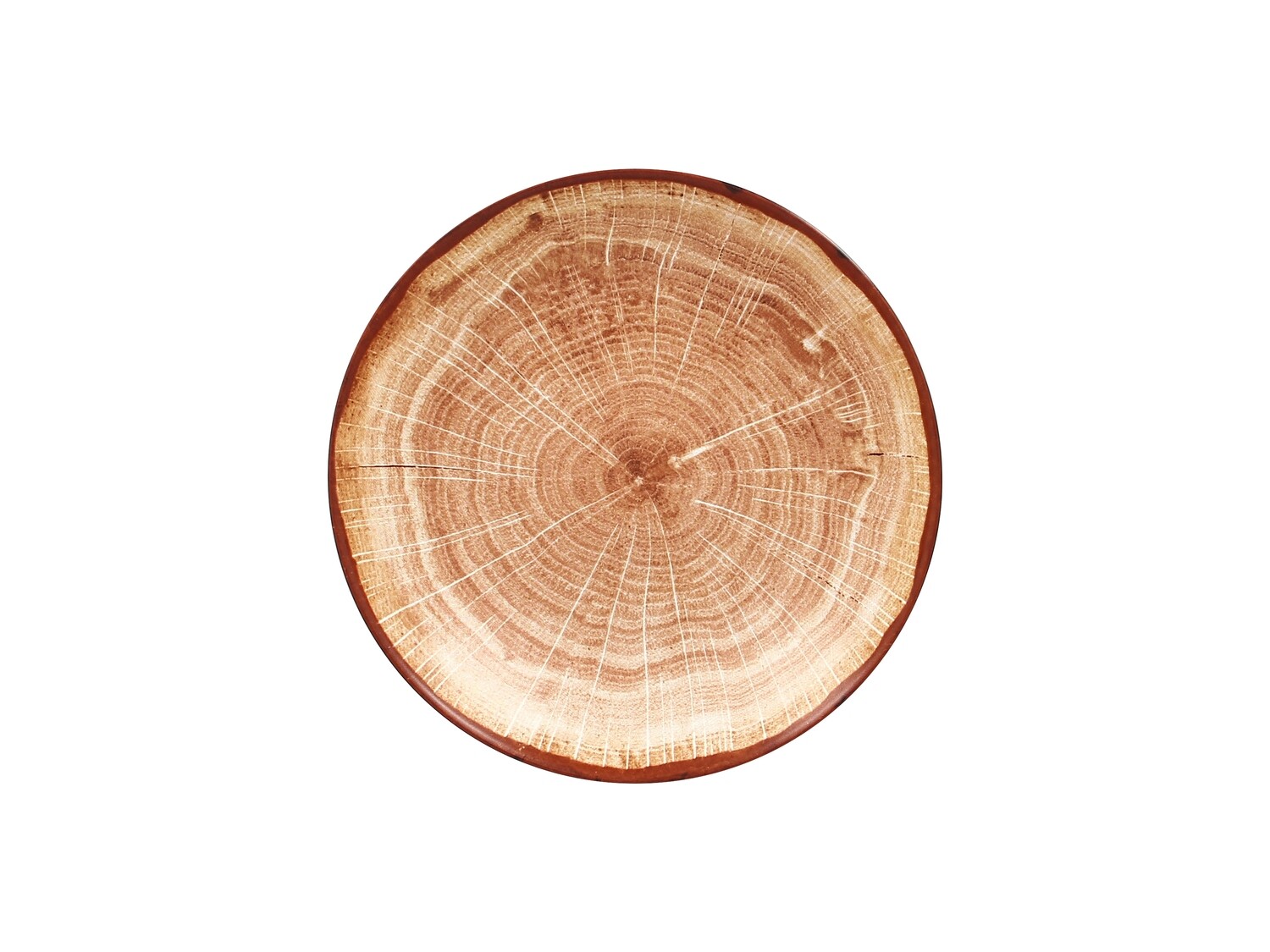Teller coup tief 23cm 0,69l Fusion Woodart timber-brown - Rak