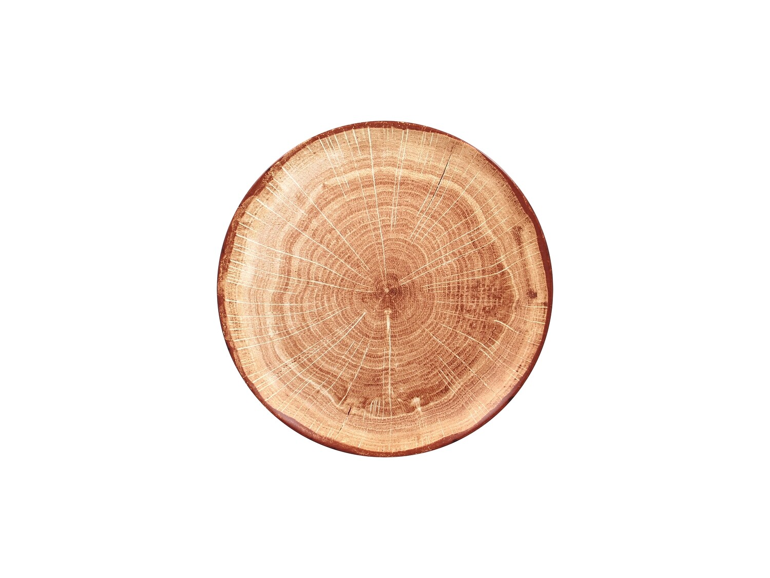 Teller coup 24cm Fusion Woodart timber-brown - Rak