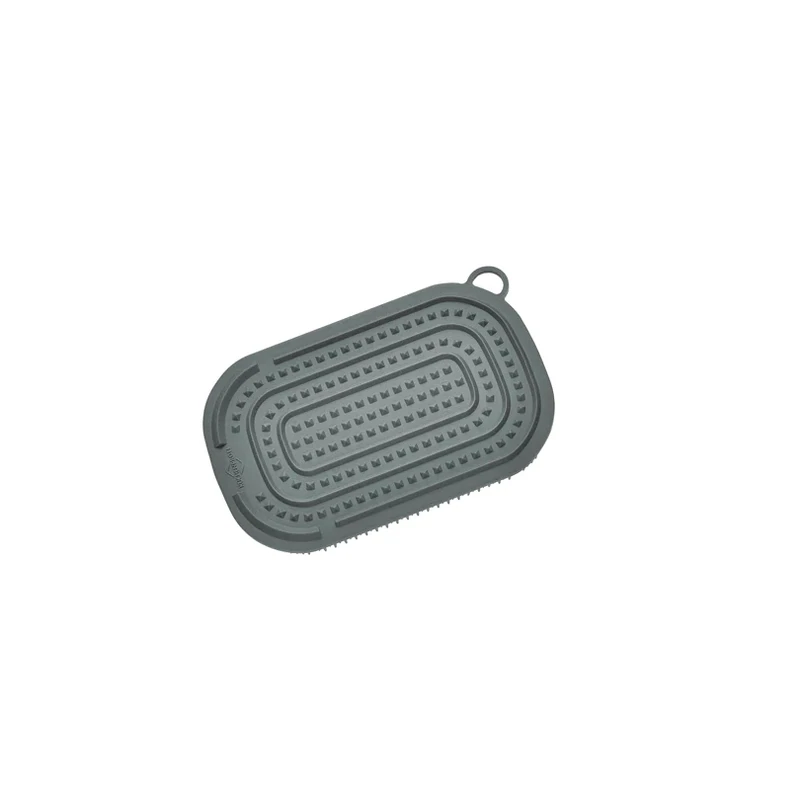 Küchenprofi - Spugna in silicone grigio 13 x 8 cm