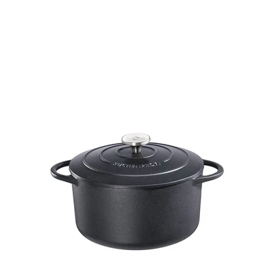 Küchenprofi - Casseruola rotonda 24 cm nero
