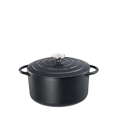 Küchenprofi - Casseruola rotonda 26 cm nero
