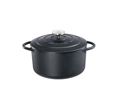 Küchenprofi - Casseruola rotonda 22 cm nero