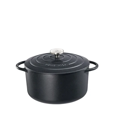 Küchenprofi - Casseruola rotonda 28 cm nero